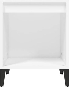 vidaXL Κομοδίνα 2 τεμ. Λευκά 40 x 35 x 50 εκ.