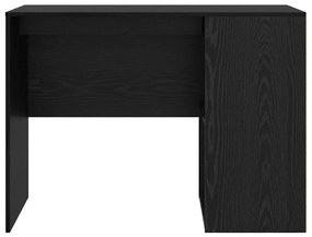 vidaXL Γραφείο με ράφι Μαύρη δρυς 102 x 50 x 75 εκ Επεξεργασμένο ξύλο