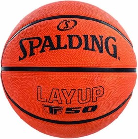 Mπάλα Μπάσκετ Spalding Layup TF-50 Πολύχρωμο 5 Φυσικό καουτσούκ