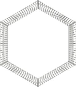vidaXL Περίφραξη Ζώων Ελεύθερης Βοσκής 6 Πάνελ 54x60 εκ. Γαλβ. Σίδερο