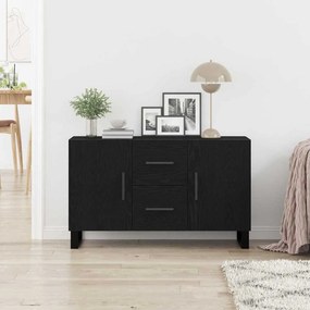 vidaXL Πλαϊνό γραφείο Μαύρη Οξυά 100 x 36 x 60 εκ. Επεξεργασμένο ξύλο