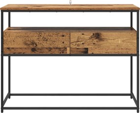 vidaXL Τραπέζι κονσόλας Παλιό Ξύλο 100 x 40 x 75 cm Επεξεργασμένο ξύλο