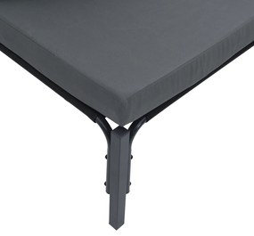 vidaXL Σετ Καναπέ Κήπου 8 pcs Ανθρακί Ατσάλι