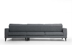 Corner Sofa-Bed Nordic Corner Right (L3+Chl) Dark Grey