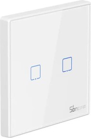 Διακόπτης τοίχου διπλός SONOFF T2EU2C-RF Wi-Fi Smart Wall Touch Button Switch 2 Way RF Series