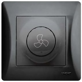 Διακόπτης Ταχύτητας Ανεμιστήρα 500W Μαύρο H-Series 50-00112-2 Lineme 50-00112-2