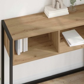 vidaXL End Table Καρυδιά Χειροποίητης Εργασίας 100 x 36 x 75 εκ.