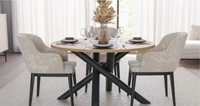 Τραπέζι Harald-Kafe Skouro-Διάμετρος: 110 εκ.