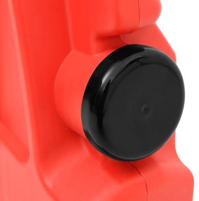 vidaXL Μπάρα Σήμανσης Πτυσσόμενη Κόκκινη 210 x 50 x 105 εκ.