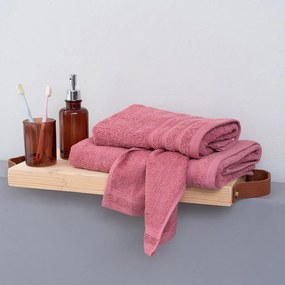 Πετσέτα Beren Rose Palamaiki Προσώπου 50x100cm 100% Cotton