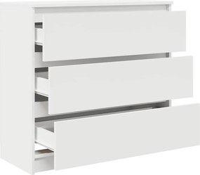 vidaXL Ντουλάπι Λευκό 80x35x76 εκ. Επεξεργασμένο Ξύλο