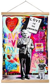 Διακοσμητικό Τοίχου 708BRS1194 50x70cm Multi Wallity Ξύλο,Ύφασμα