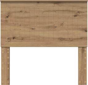 vidaXL Κεφαλάρι με κεφαλάρι Artisan Oak 100 cm Επεξεργασμένο ξύλο