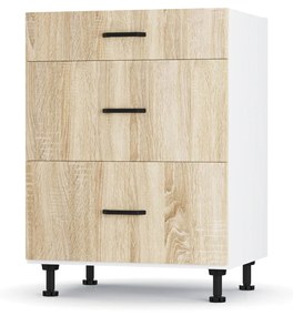Modest Κάτω Ντουλάπι Συρταριέρα Σονόμα 60x48x82 εκ LD1260M01