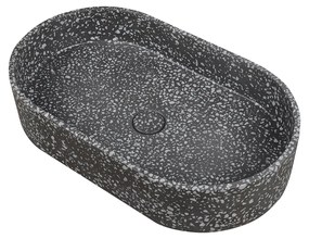 KARAG LINUS Νιπτήρας επικαθήμενος με βαλβίδα LINUS Volcano CS-0010 KARAG 60x35x12cm KARAG-5206836668536