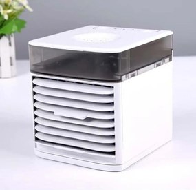 Mini Air Cooler, Ανεμιστήρας Υδρονέφωσης &amp; Υγραντήρας USB 7W 14x17x16cm
