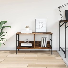 vidaXL Ράφι Βιβλίων 2 επιπέδων 82 x 32 x 47 εκ. Επεξεργασμένο Ξύλο