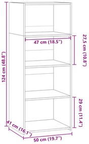 ΝΤΟΥΛΑΠΑ ΚΑΠΝΙΣΤΗ ΔΡΥΟΣ 50X41X124 ΕΚ. ΑΠΟ ΕΠΕΞΕΡΓΑΣΜΕΝΟ ΞΥΛΟ 846401