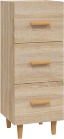 vidaXL Ντουλάπι Sonoma Δρυς 34,5x34x90 εκ. από Επεξεργασμένο Ξύλο