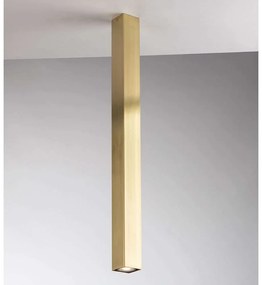 Φωτιστικό Οροφής - Πλαφονιέρα Fluke I-FLUKE-PLQ75 ORO 1xGU10 6x6x75cm Gold Luce Ambiente Design Metal