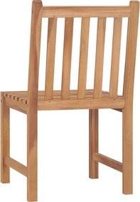 vidaXL Καρέκλες Κήπου 6 τεμ. από Μασίφ Ξύλο Teak