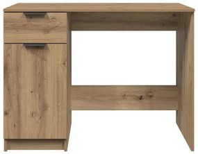 vidaXL Γραφείο Αρτισιανή Δρυς 100x50x75 εκ. από Επεξεργασμένο Ξύλο