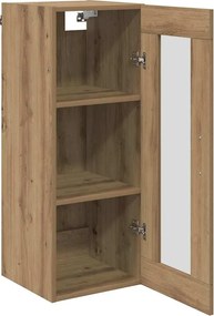 vidaXL Επιτοίχιο ντουλάπι Artisan Oak 34,5 x 34 x 90 εκ.