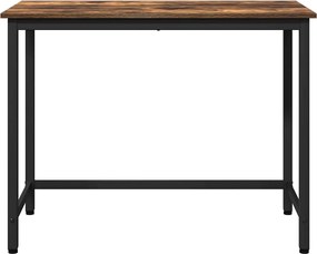 vidaXL τραπέζι Καπνιστό Δρύς 80 x 50 x 76,5 εκ