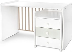 BED MAXI PLUS NEW 70/160 WHITE/MILKY GREEN