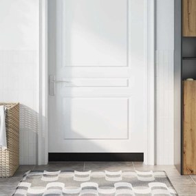 vidaXL Σφραγίδες πόρτας με βούρτσες που προσαρτώνται 12 pcs Μαύρο