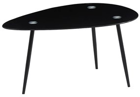 ZITA PLUS AGNES ΜΑΥΡΟ ΤΖΑΜΙ 90Χ60Χ45εκ.ΤΡΑΠΕΖΙ ΣΑΛΟΝΙΟΥ 90X60X45εκ.09.0054