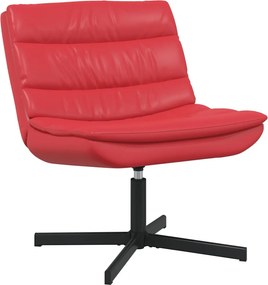 vidaXL Περιστρεφόμενη καρέκλα Κόκκινο 63 x 75 x 76 εκ Τεχνητό Δέρμα