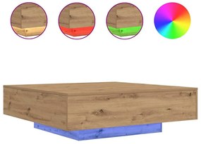 vidaXL Τραπεζάκι σαλονιού Artisan Oak 100 x 100 x 31 cm