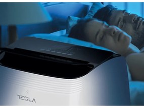 Κινητό κλιματιστικό Tesla TTMYW-09CHW, 9000 BTU, 25 m2, 390 m3/h, Wi-Fi, Drain Free, R290, οθόνη LED, αφύγρανση, νυχτερινή λειτουργία, λευκό