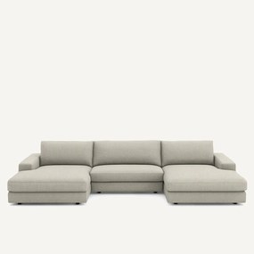 Καναπές 5 θέσεων με ύφασμα τουίντ, Skander