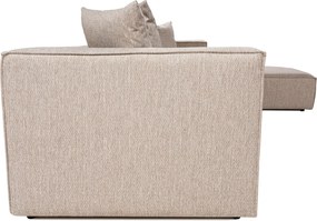 Corner Sofa Sora (L1-O1-O1-1R-POUFFE ) - Sand Beige Sand Beige