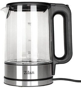Zilan Γυάλινος Βραστήρας νερού με LED 1.7L 2200W ZLN1796