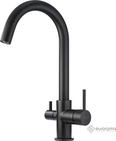 Eurorama Filter Tap 13535 Black Matt - Μπαταρία Κουζίνας Φίλτρου