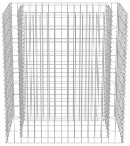 vidaXL Συρματοκιβώτιο-Γλάστρα Υπερυψωμένη 90x50x100 εκ. Γαλβ. Χάλυβας