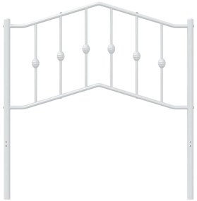 vidaXL Κεφαλάρι Λευκό 90 εκ. Μεταλλικό