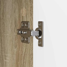 vidaXL Πλαϊνό γραφείο Sonoma Δρυς 89 x 34,5 x 82 εκ.