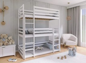 TED 90x190 pine bunk bed Lano Furniture