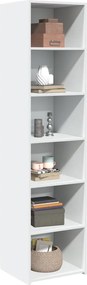 vidaXL Ντουλάπι Λευκό 45x41x185 εκ. Επεξεργασμένο Ξύλο