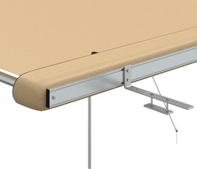 vidaXL Τέντα Τροχόσπιτου 3 x 3 x 2,15 μ. Μπεζ