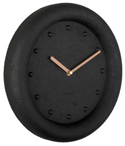 Ρολόι Τοίχου Petra KA5717BK 30x4,3cm Black Karlsson Πολυρεσίνη