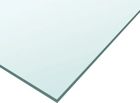 vidaXL Επιφάνεια Τραπεζιού Διαφανής 50 x 100 εκ. από Ψημένο Γυαλί