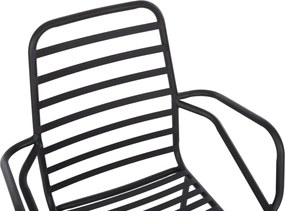 ΠΟΛΥΘΡΟΝΑ ΕΞ.ΧΩΡΟΥ FREE HM6045 ΜΕΤΑΛΛΙΚΗ ΜΑΥΡΗ 61x53x87Yεκ.