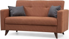 2-Seat Sofa-Bed Polya - Tile Red Tile Red