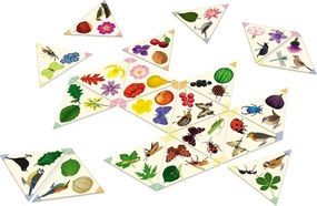 Επιτραπέζιο Παιχνίδι Nathan Tridomino Du Jardin Χαρτόνι