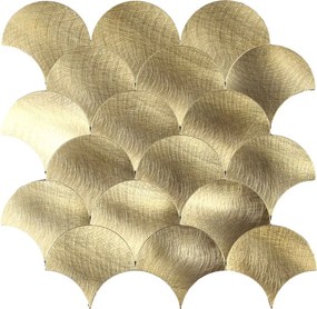Αυτοκόλλητα Πλακάκια (Σετ 4τμχ) L-C Scale Gold 1770165